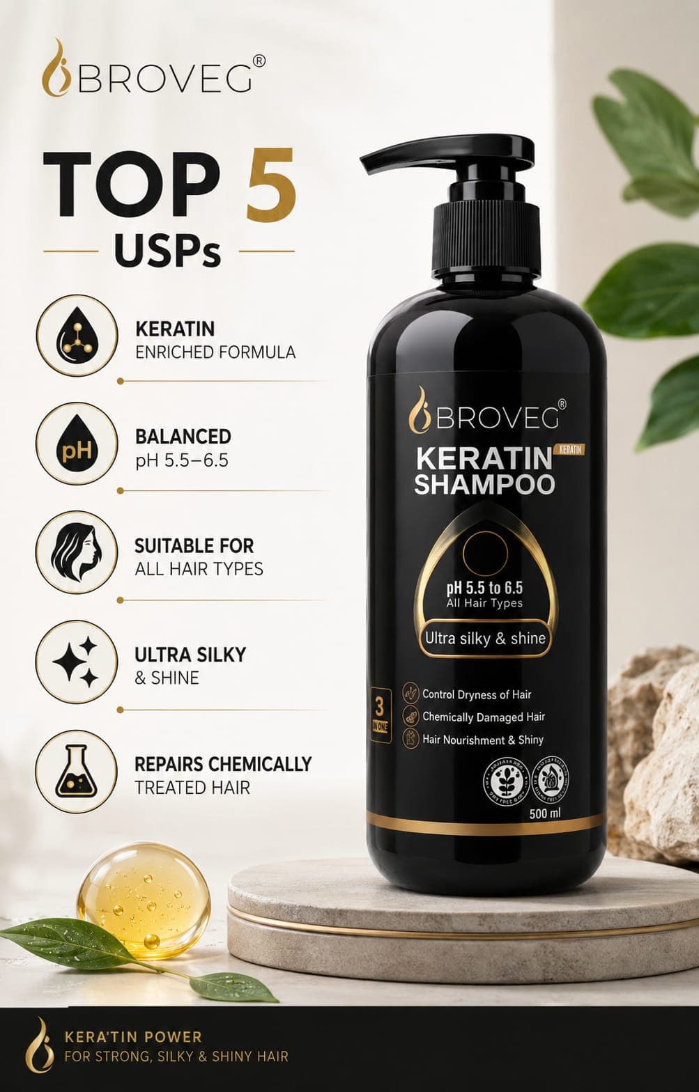 Mild Keratin Shampoo