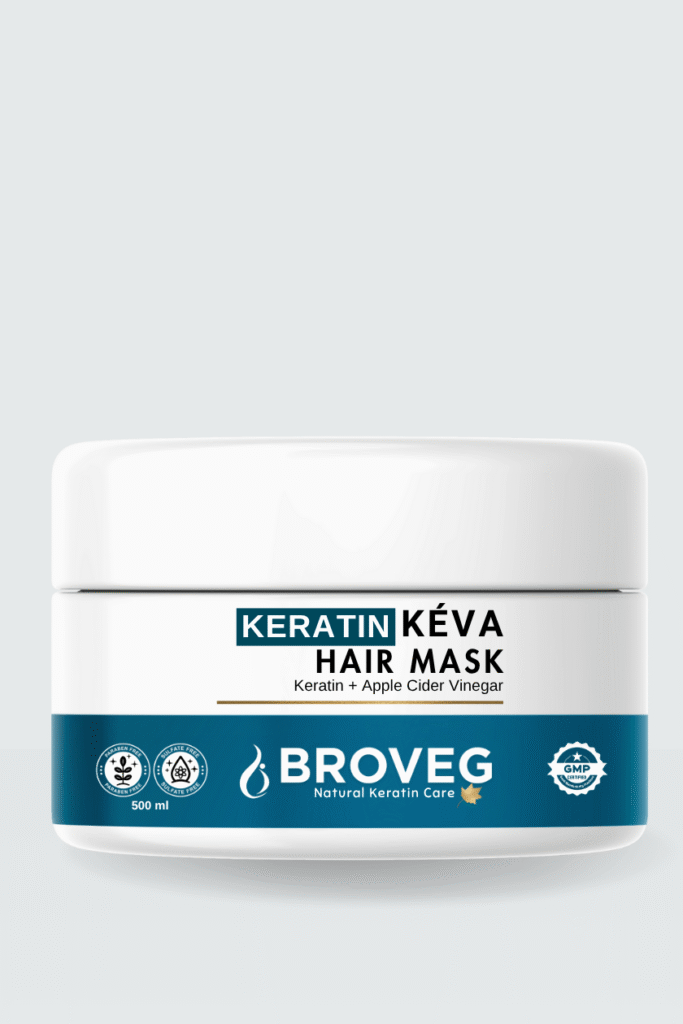 Broveg Keratin Hair Mask for Damaged & Frizzy Hair – 300ML