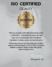 Broveg Shampoo quality certificate